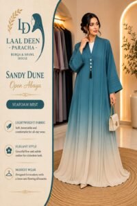 Tie and Die Abaya - Image 4