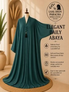 TIKTOK FABRIC OPEN ABAYA - Image 5