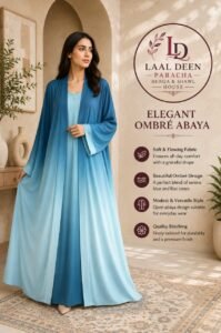 TIE & DIE TIKTOK FABRIC DOUBLE ABAYA - Image 5