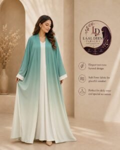 TIE & DIE TIKTOK FABRIC DOUBLE ABAYA - Image 2