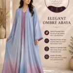 TIE & DIE TIKTOK FABRIC DOUBLE ABAYA