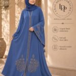 BRIDAL EMBROIDERY FULL FLYER ABAYA- WITHOUT STOLER