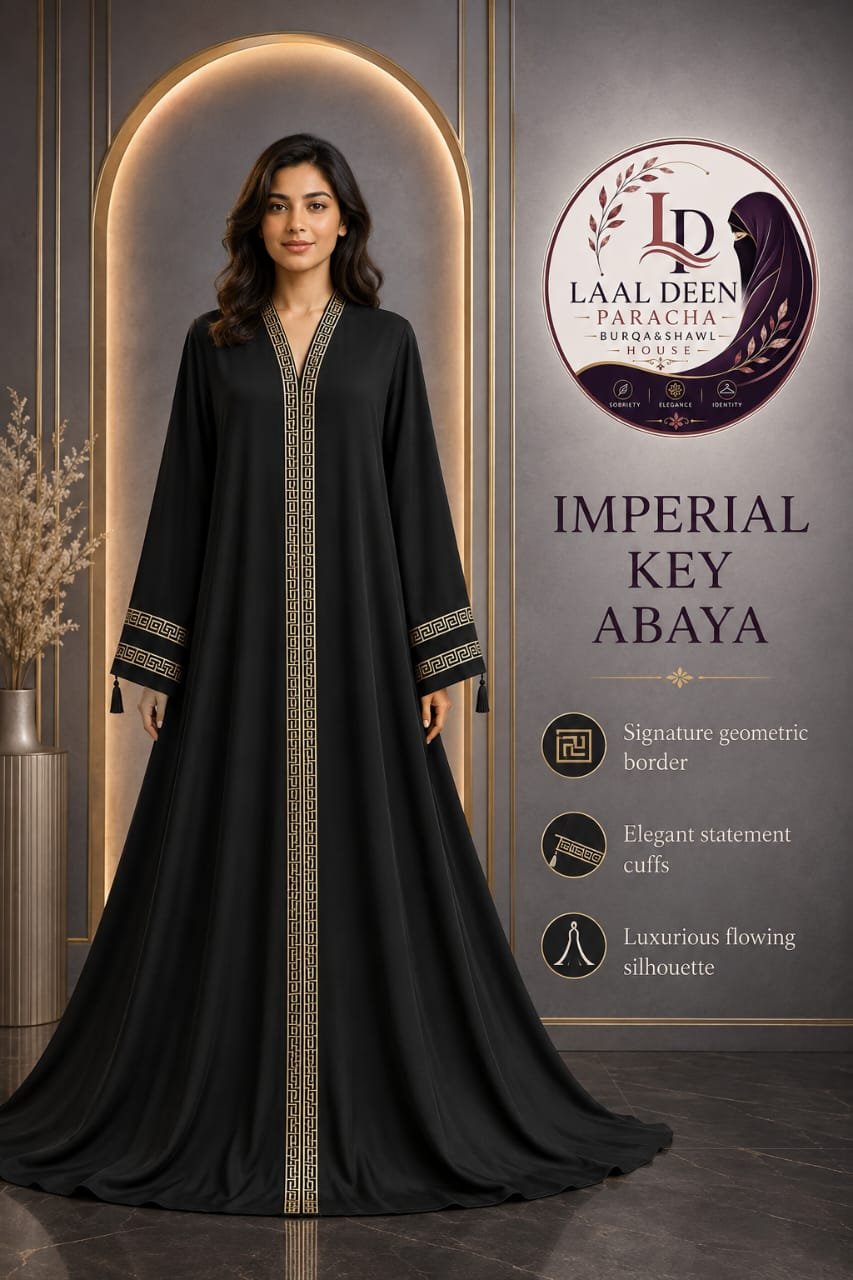 WhatsApp Image 2026-08-25 at 5.42.18 PM Embroidery Flyer Abaya – Black & Gold - Image 1