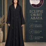 OPEN STYLE EMBROIDERY ABAYA-NIDA FABRIC