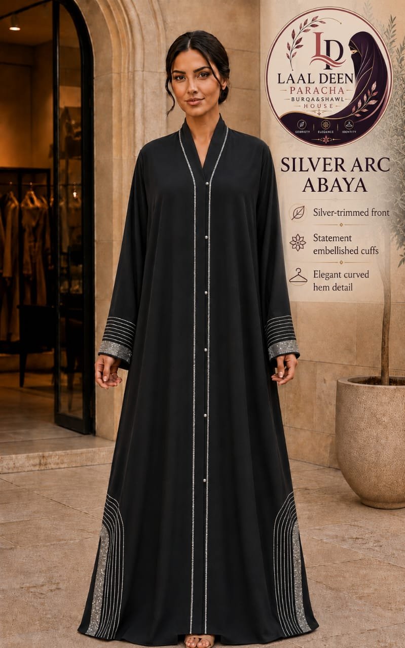 WhatsApp Image 2026-08-25 at 6.00.11 PM SIDE CHAK STYLE-OPEN ABAYA - Image 1