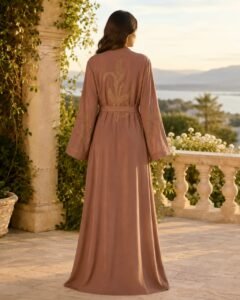 TIKTOK FABRIC- Double Abaya Set - Image 6
