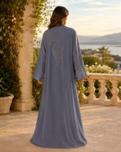 TIKTOK FABRIC- Double Abaya Set - Image 9